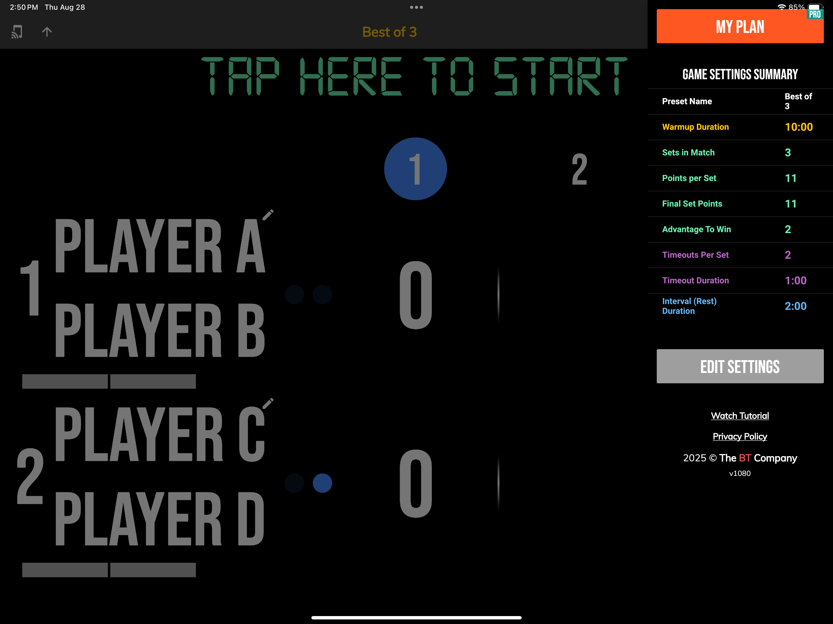 BT Pickleball Scoreboard screenshot 18