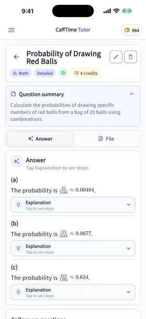 CaffTime Tutor screenshot 2