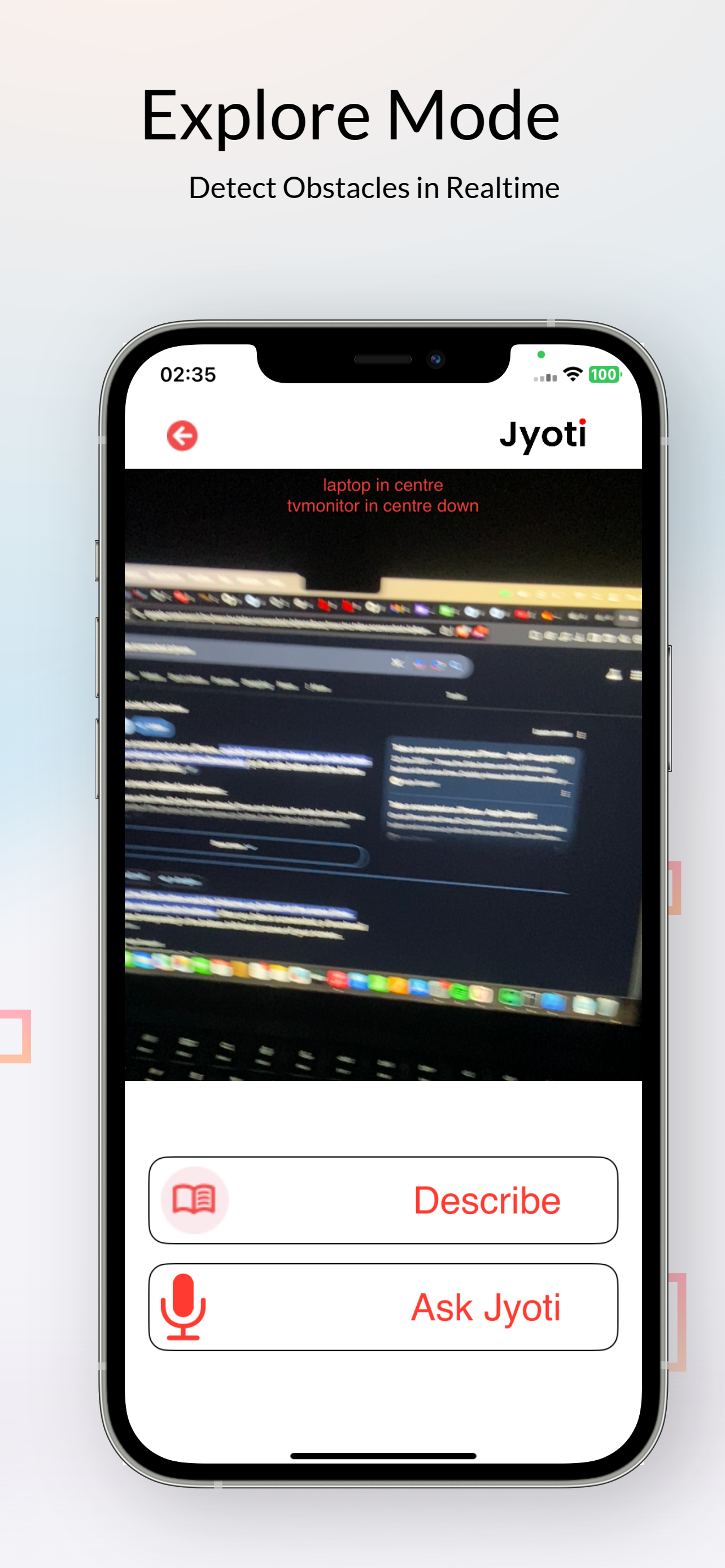 Jyoti AI - Assistant for Blind