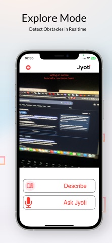 Jyoti AI - Assistant for Blind screenshot
