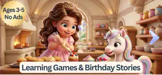Princess Birthday Games 3-5 screenshot 1