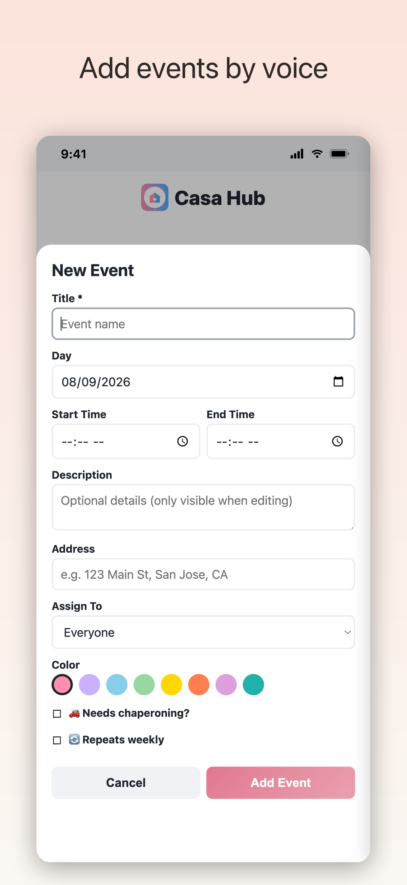 Casa Hub: Family Organizer screenshot 8