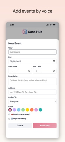 Casa Hub: Family Organizer screenshot