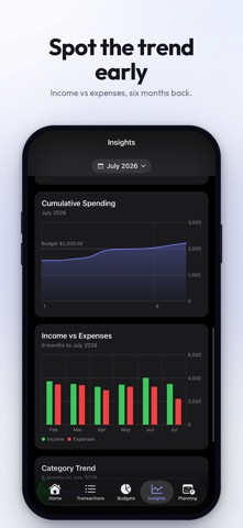 Fincent: Budget & Expense iPhone screenshot