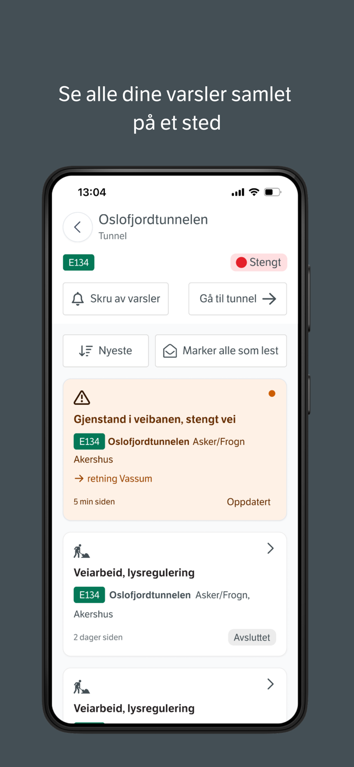 Vegvesen trafikk screenshot 6