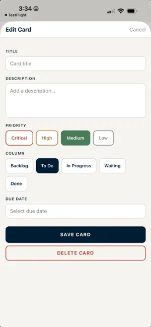 Forward — Kanban Board screenshot 3