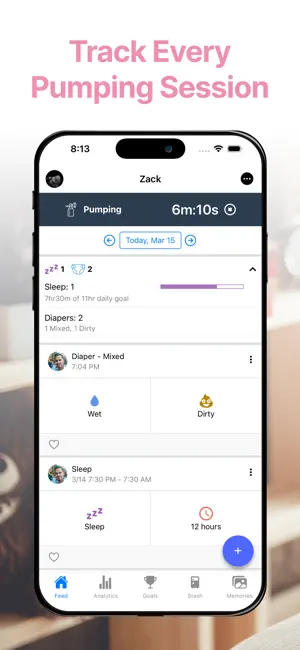 TinyTracks: Pumping Tracker screenshot 4
