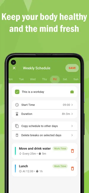 WorkBreak - Break Reminder screenshot 2