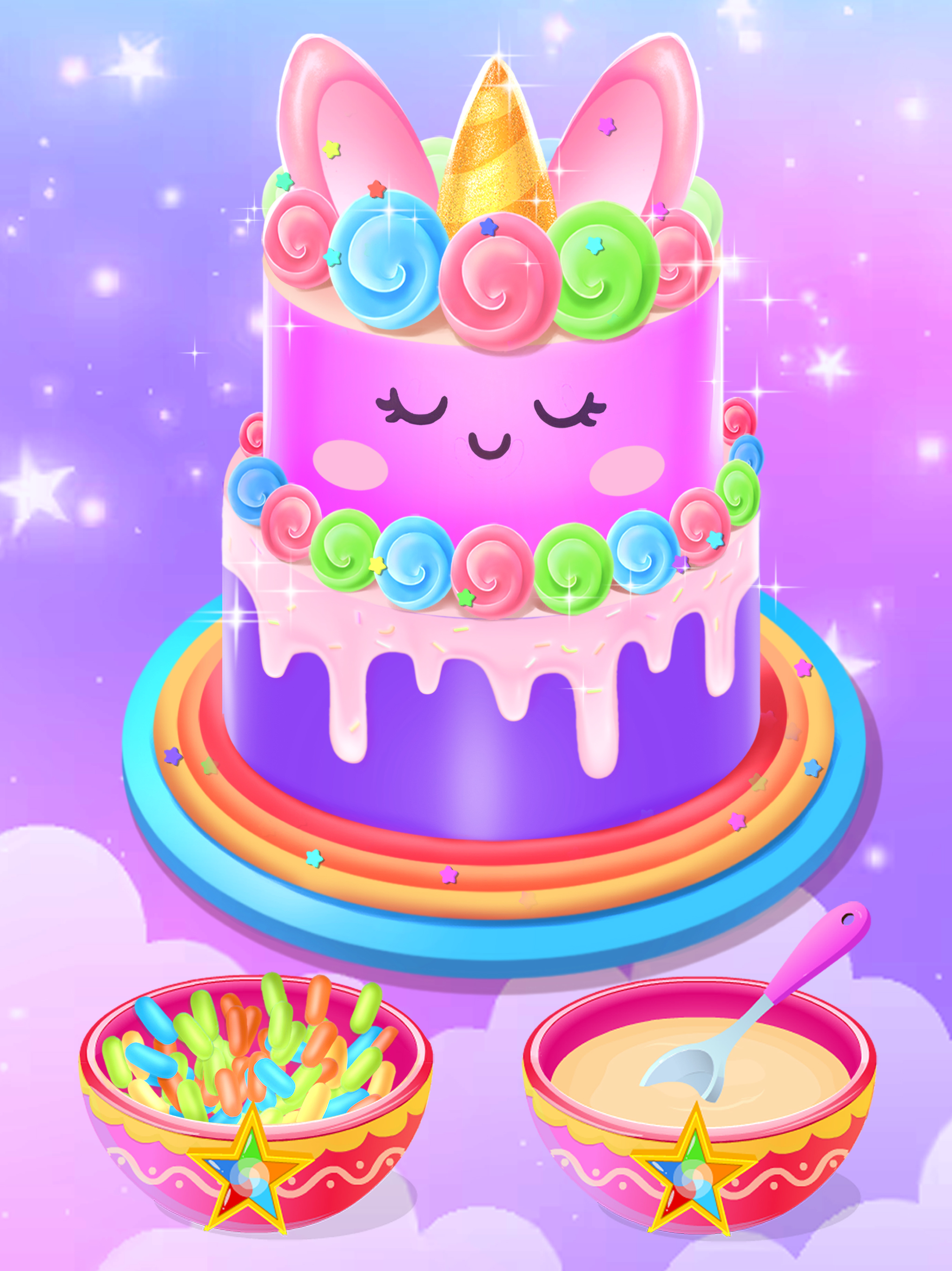Unicorn Cooking Girl Games App