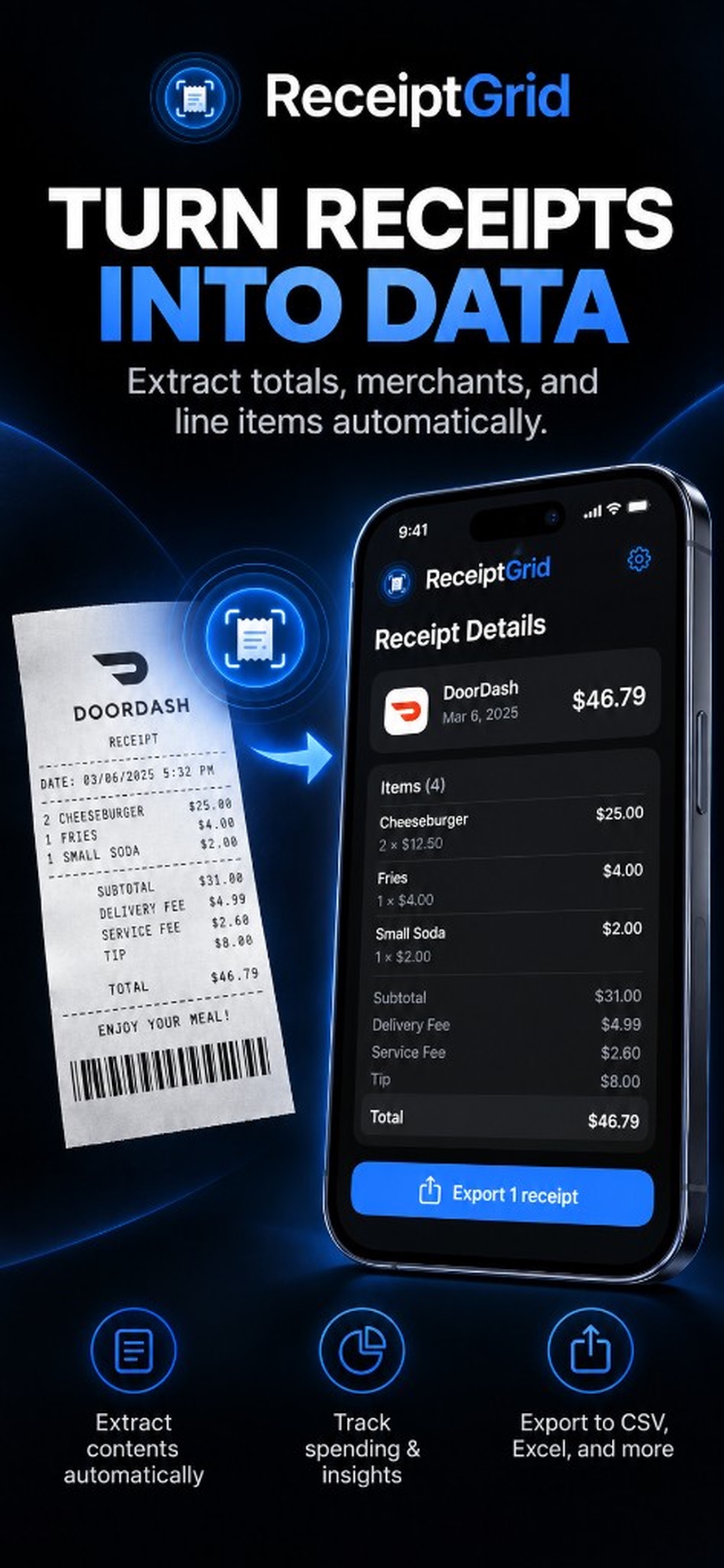 Screenshot 6 of ReceiptGrid: Receipt Scanner