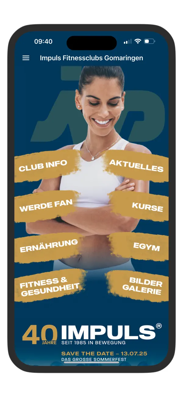 Screenshot #1 pour Impuls Fitnessclubs