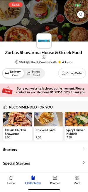 Zorbas Shawarma House screenshot 2