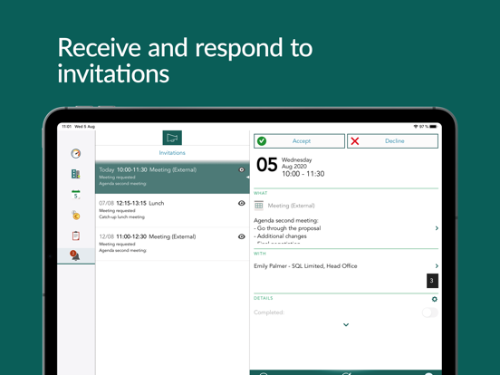 SuperOffice Mobile CRM iPad screenshot 4 - Business app