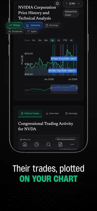 Pelosi Tracker: Stock Trades screenshot 5 of 8