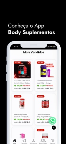 Body Suplementos App screenshot