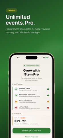 Florist Event Planner - Stem Screenshot 5 of 5