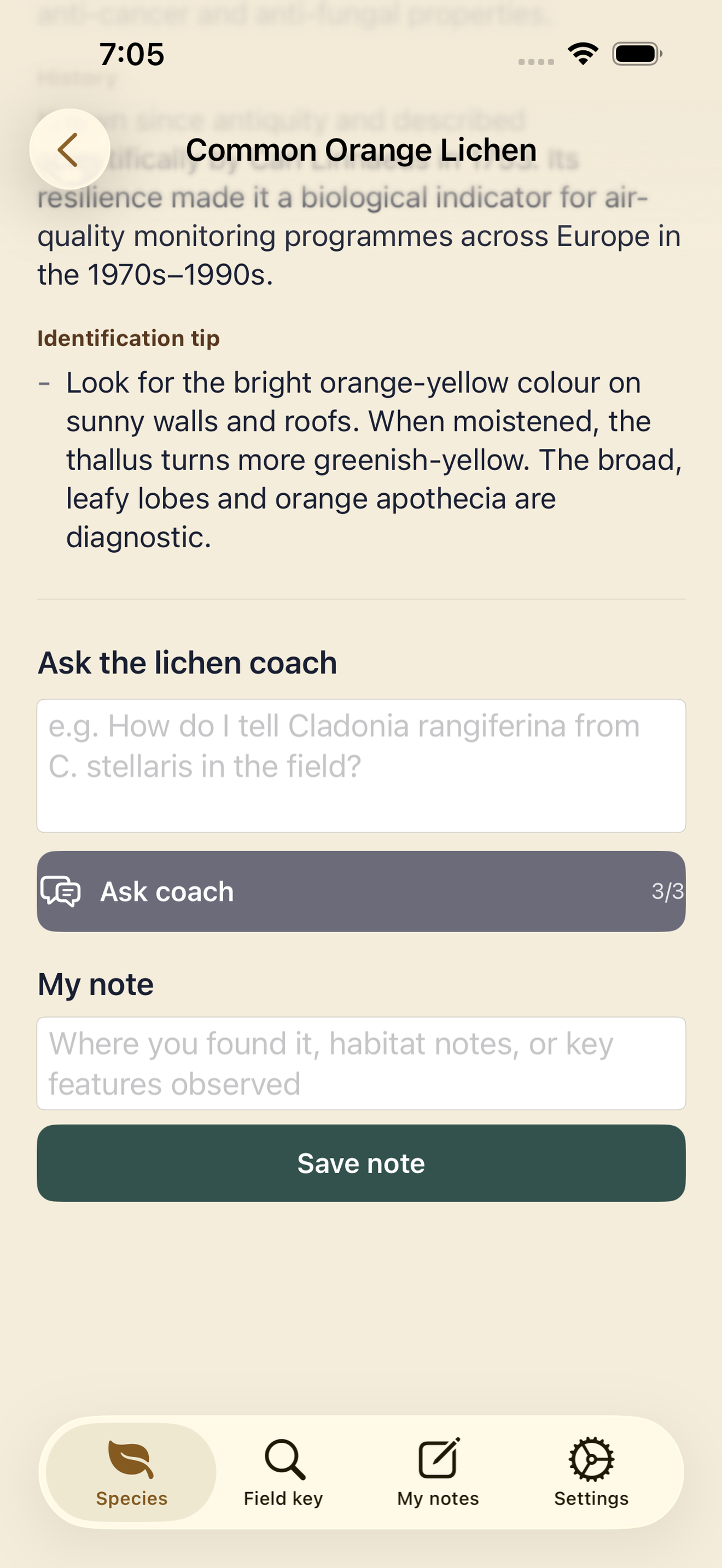 LichensBook screenshot 3
