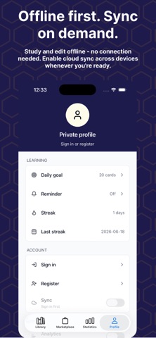 Recard: Flashcard & Quiz screenshot
