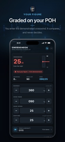 Crosscheck: Crosswind Calc のスクリーンショット