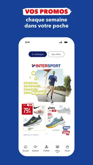 Capture d'écran de INTERSPORT France sur iPhone 4