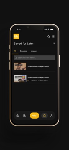 Ayn Rand Institute iPhone screenshot