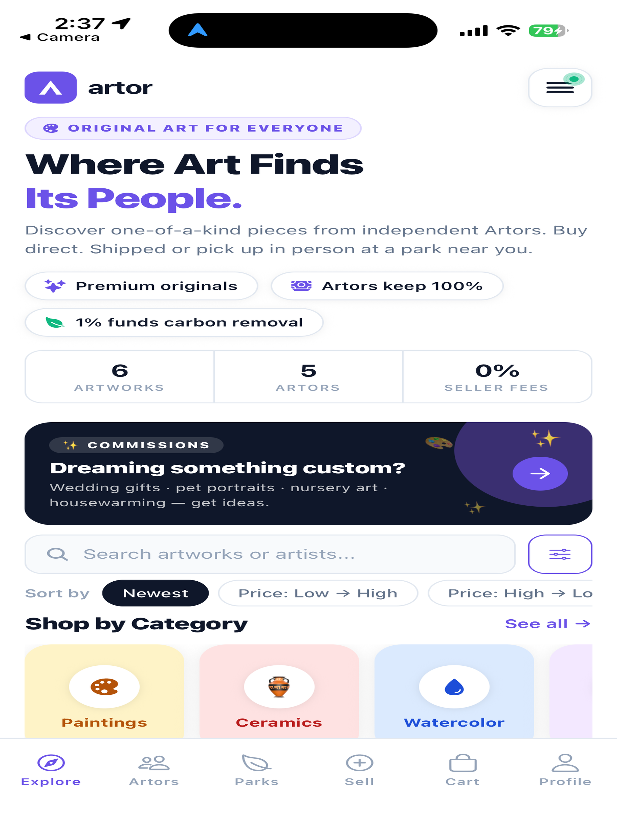 Artor - Buy and Sell Art screenshot 5