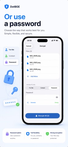DotBGE: File Encryption iPhone screenshot