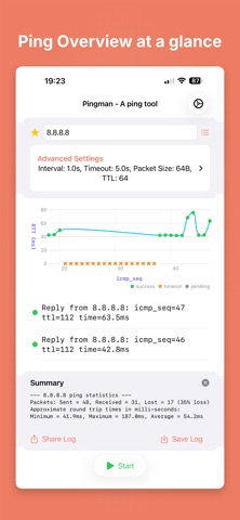 Pingman - A Ping Tool Screenshot 1 of 8