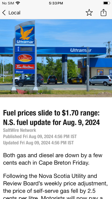 PNI Atlantic News Screenshot