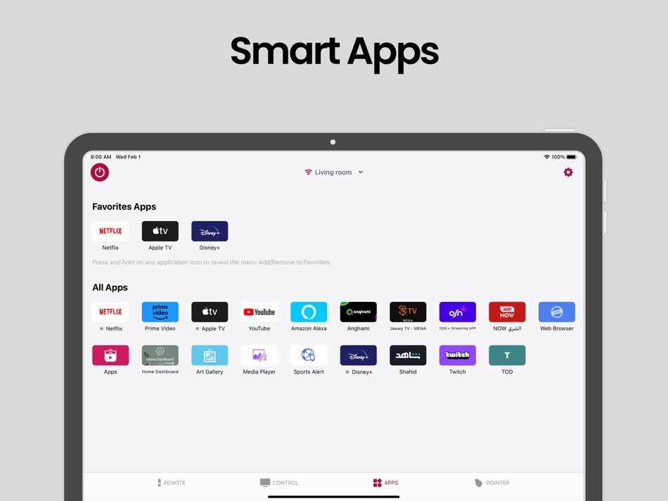 #2. Remote Control Smart LG TV (iOS) Podle: Quanticapps Ltd
