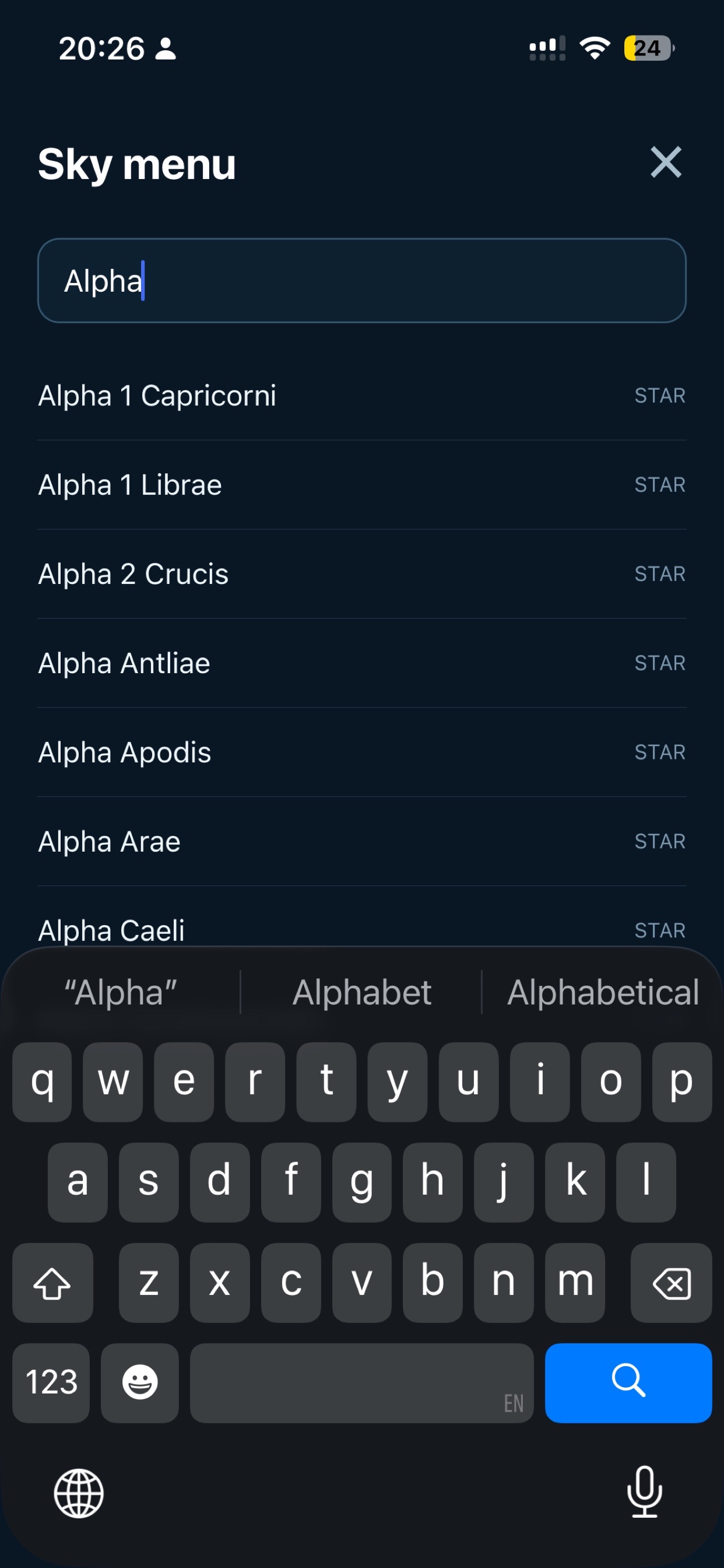 Screenshot 3 of Deep Sky Object Finder