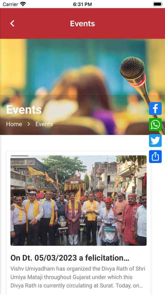 #5. VUF - Vishv Umiya Foundation (iOS) Podle: Vishv Umiya Foundation