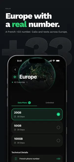 Simbye: Travel eSIM & Number screenshot 3
