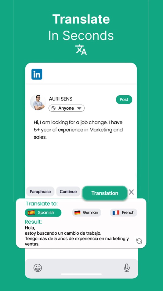 #5. Grammar AI Keyboard: KeysAI (iOS) By: Zerovik