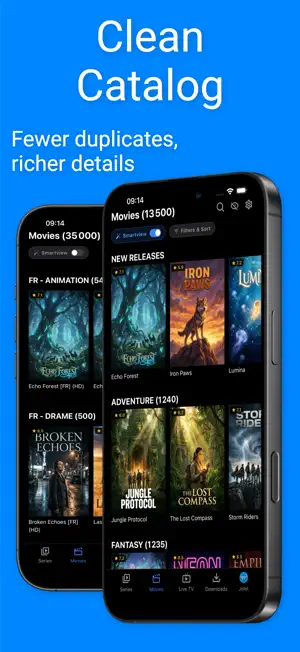 MiluTV - Premium IPTV Player screenshot 1