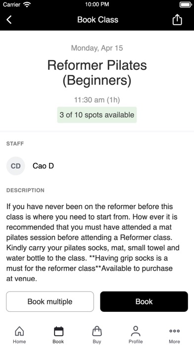 Vibez Fitness Center and Spa Screenshot