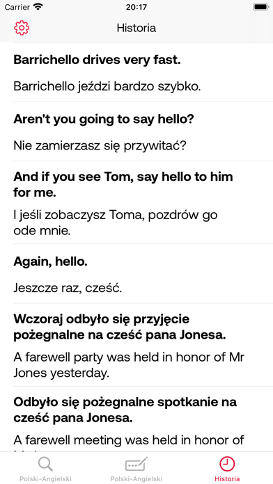 Polish English Dictionary! Screenshot