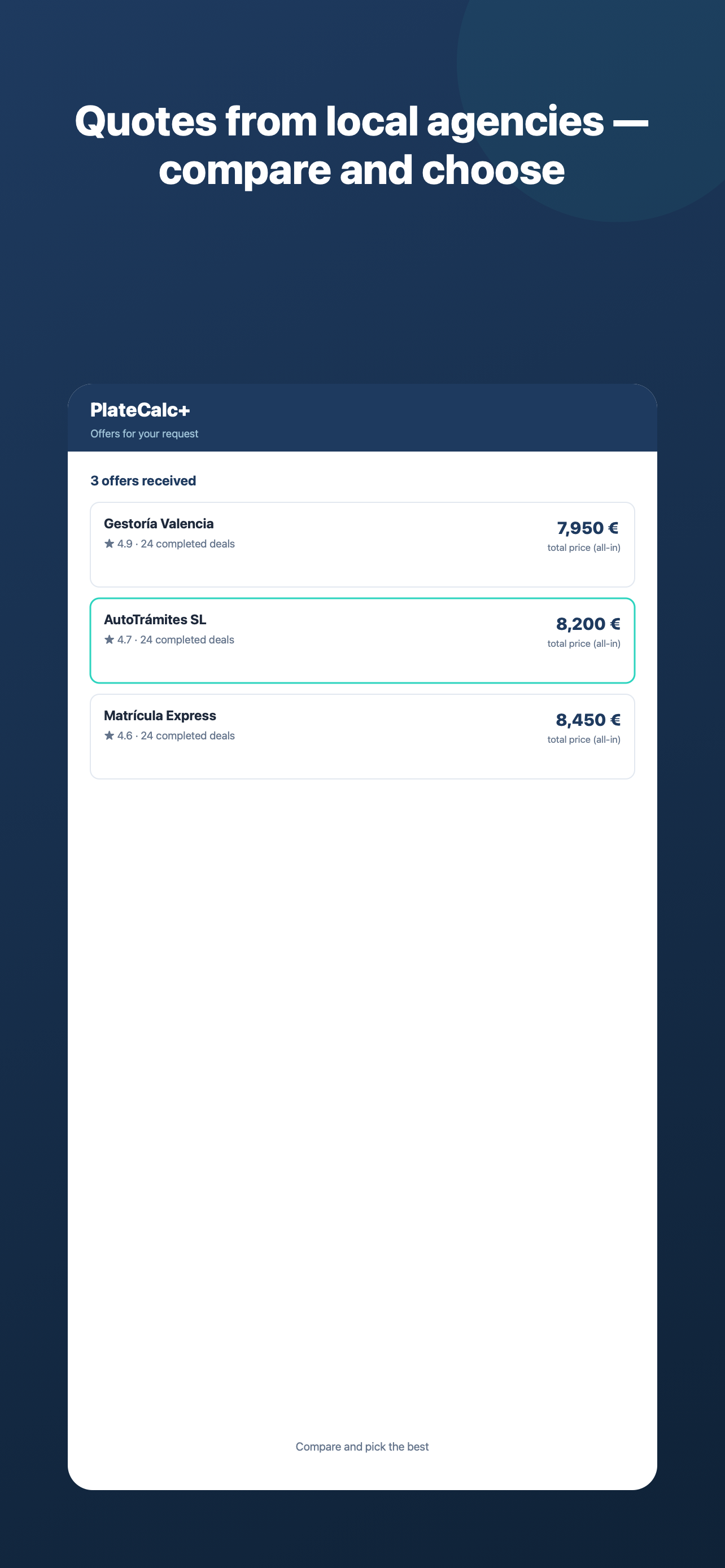 PlateCalc+  Car Tax Spain screenshot 4