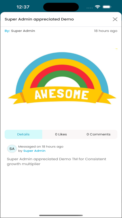 App screenshot