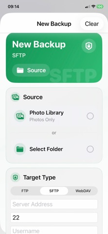 BackupFlow screenshot