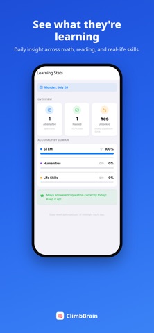 ClimbBrain: Block & Learn screenshot
