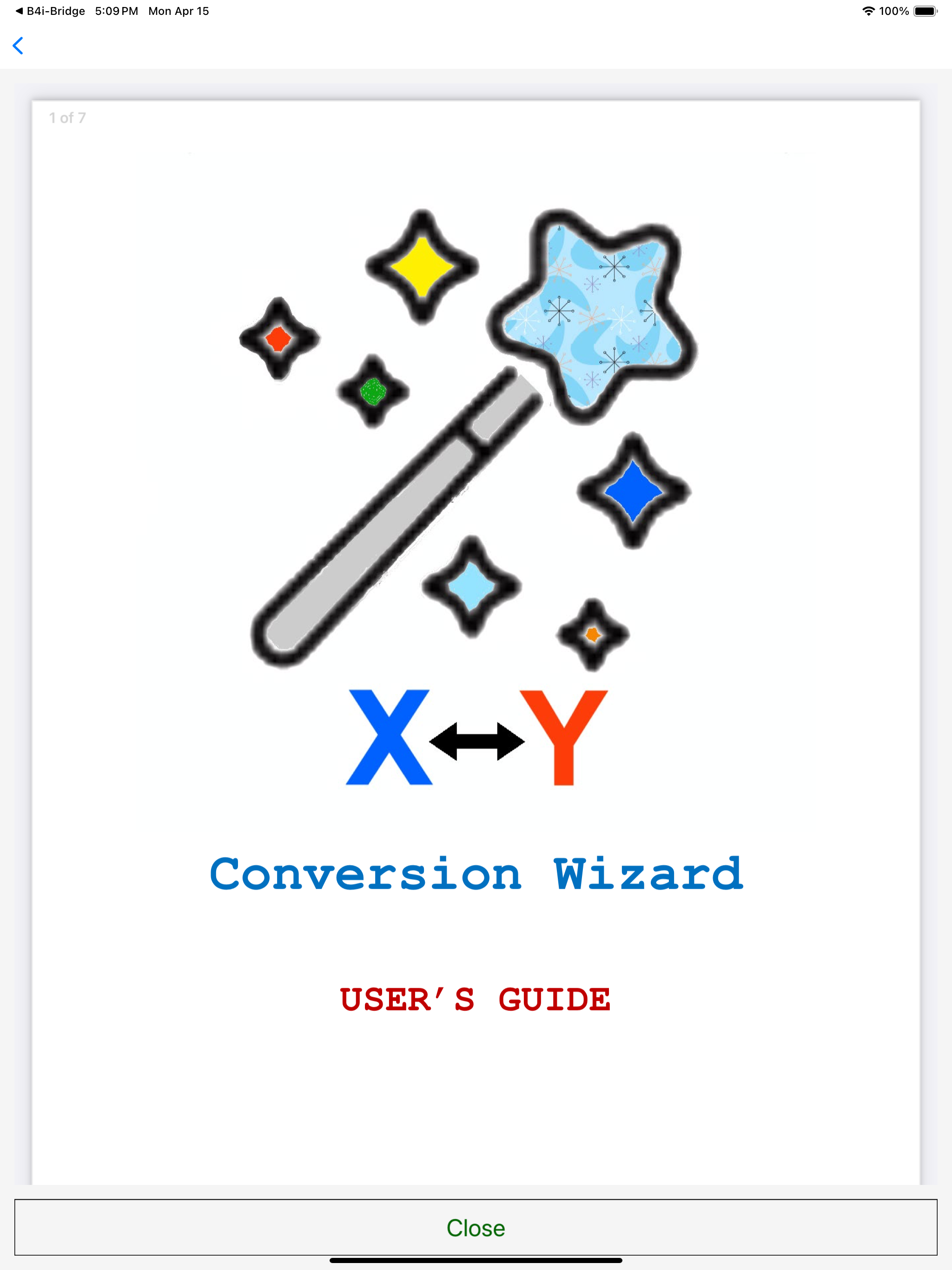 Conversion Wizard