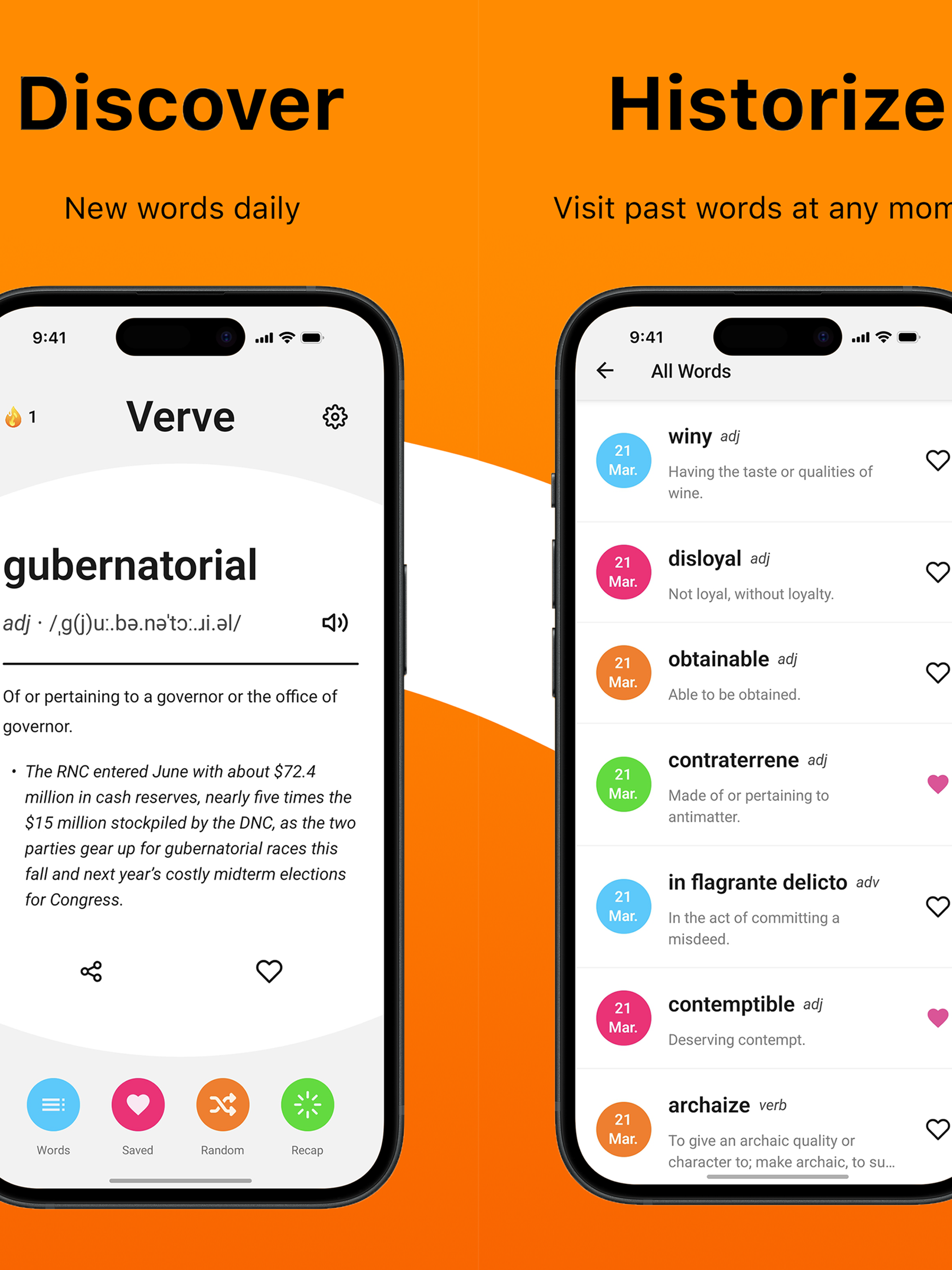 Verve - Word of the Day screenshot 7