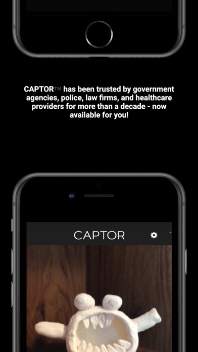 CAPTOR app screenshot 3