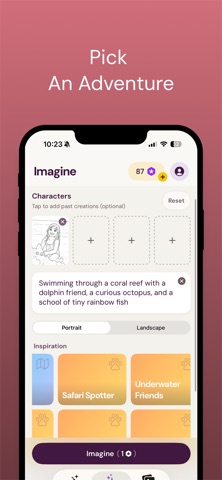 ColorBooth - Coloring Pages iPhone screenshot