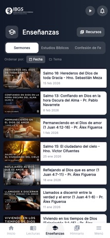 IBGS Chile iPhone screenshot