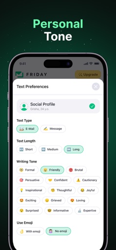 Friday AI Email Writer screenshot 5