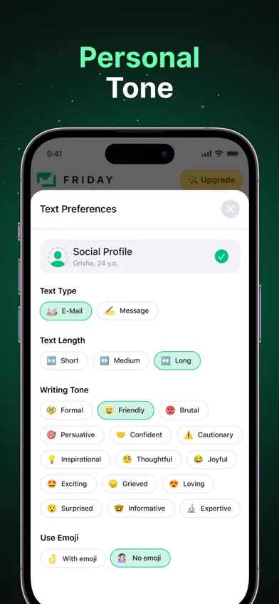 Friday AI Email Writer screenshot 5