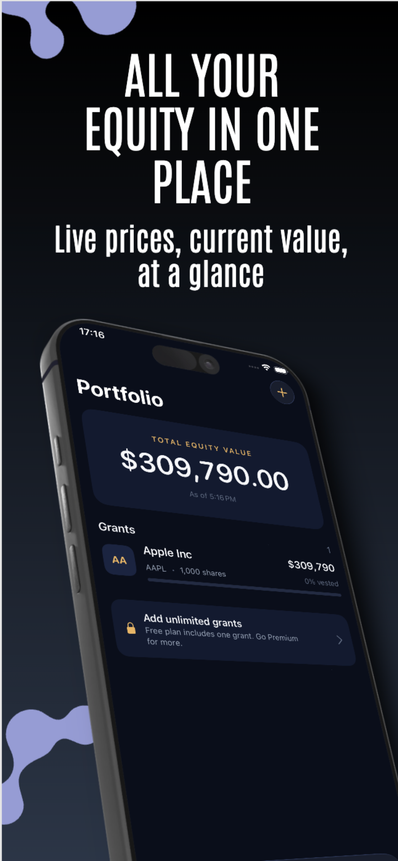 Vestly: Equity & RSU Tracker screenshot 3