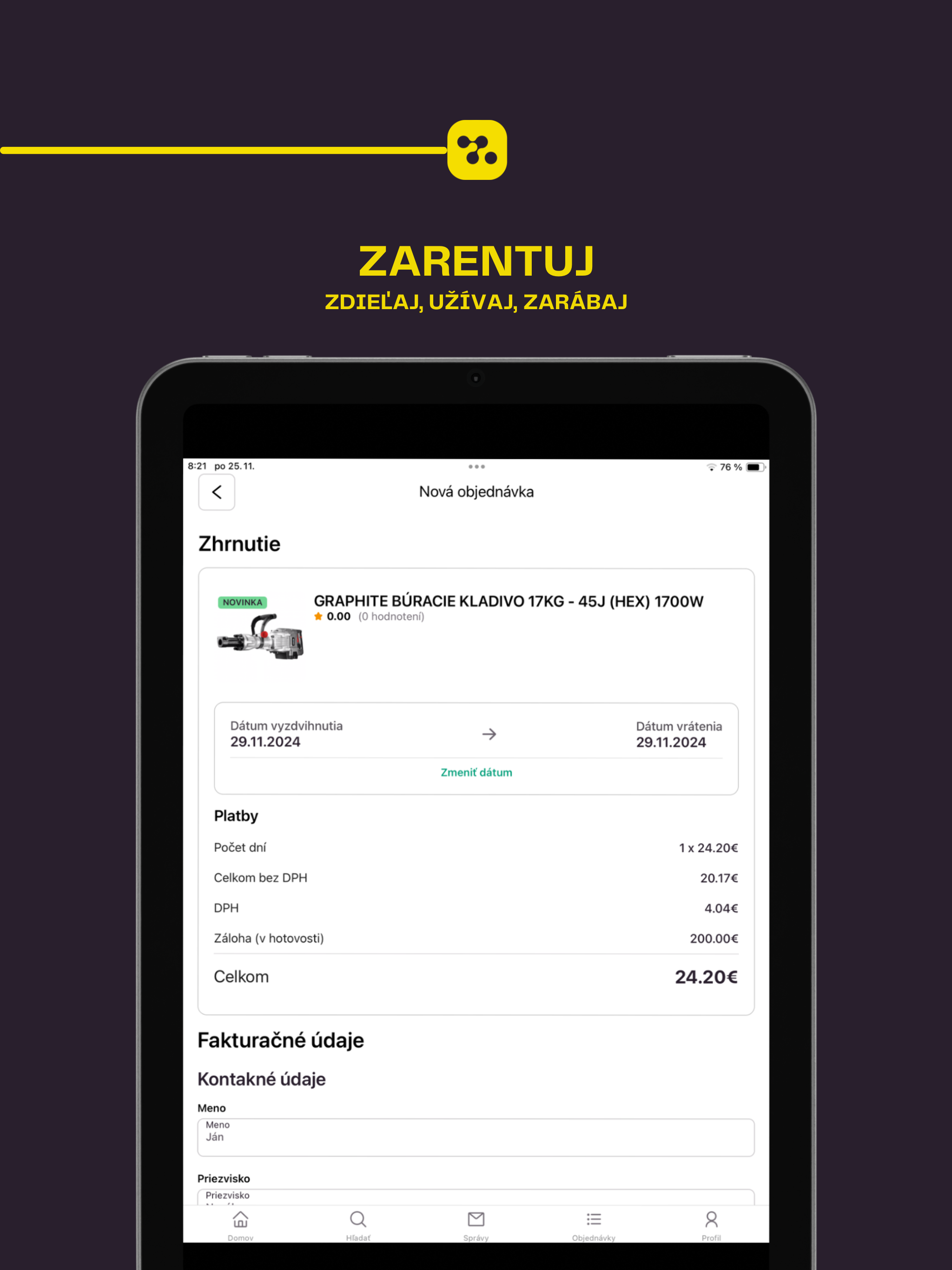 ZARENTUJ TO